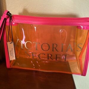VICTORIA'S SECRET Bombshell Bikini Bag Wristlet Cosmetic Makeup Beauty Bag